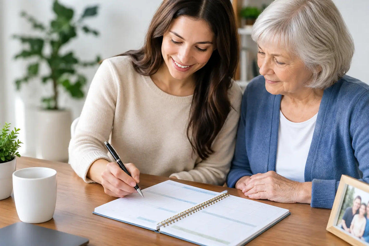 Caregiver Paper Planner Review for Families