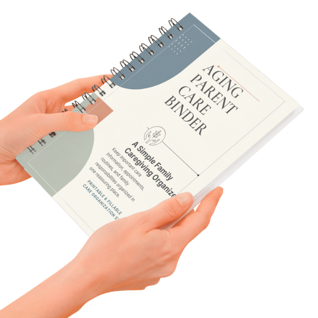 Aging Parent Care Binder