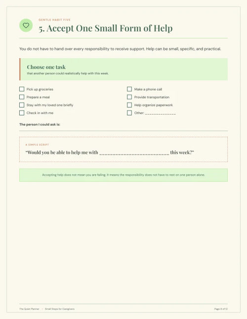 Caregiver Printable Guide