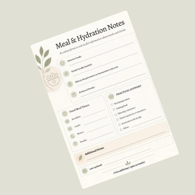 Printable Caregiver Organizer PDF