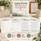 Caregiver Emergency Kit PDF – Hospital Planner, Medication List & Discharge Organizer